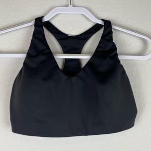 Lululemon Black In Alignment Racerback Sports Bra